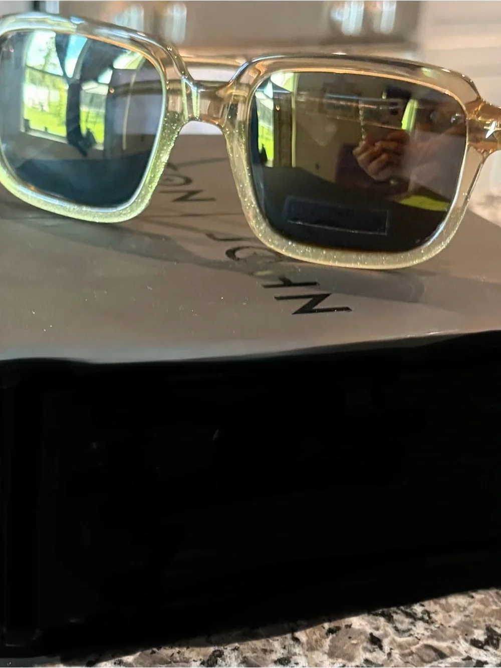 Gold Frame Women’s Sunglasses - Unknown Brand
